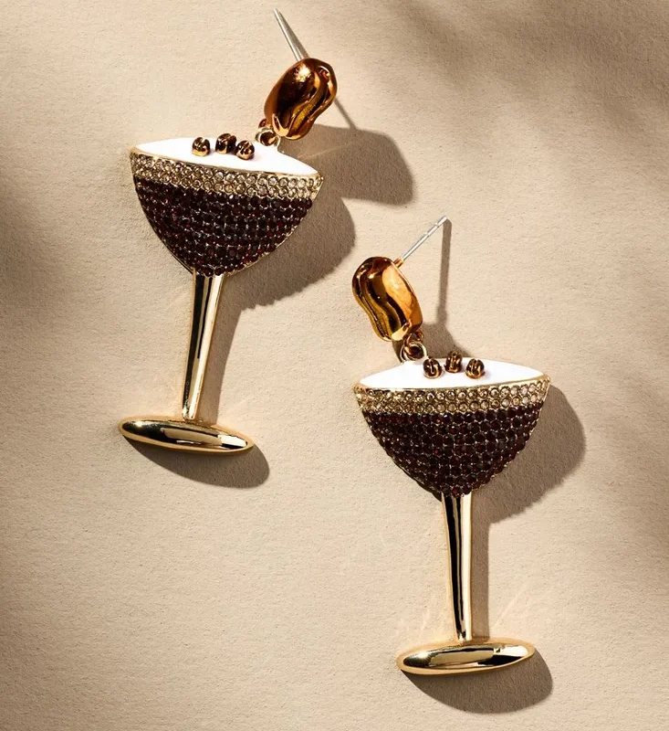 BaubleBar Espresso Yourself Drop Earrings
