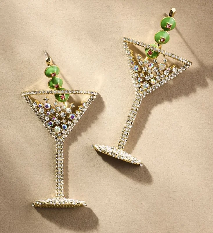 BaubleBar Pimento Memento Dirty Martini Drop Earrings