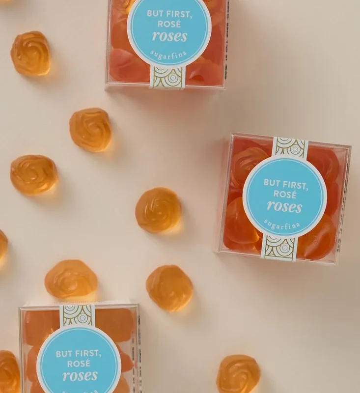 Sugarfina But First, Rosé 3-Piece Candy Cube Kit