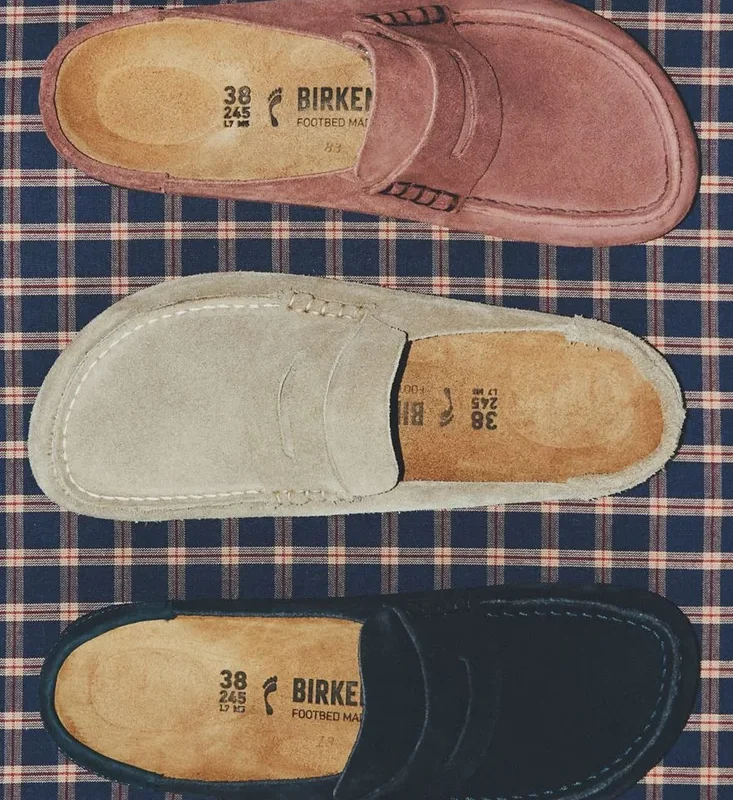 Birkenstock Naples Suede Clogs