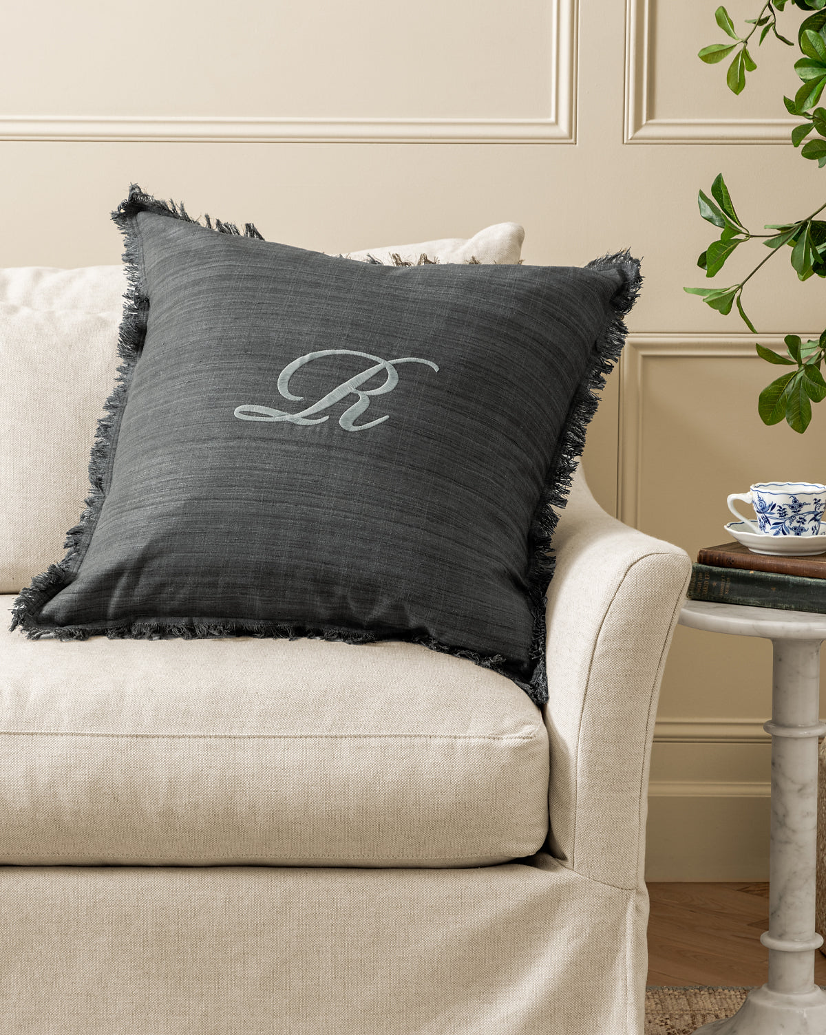 Abbey Silk Fringe Pillow Cover McGee & Co.
