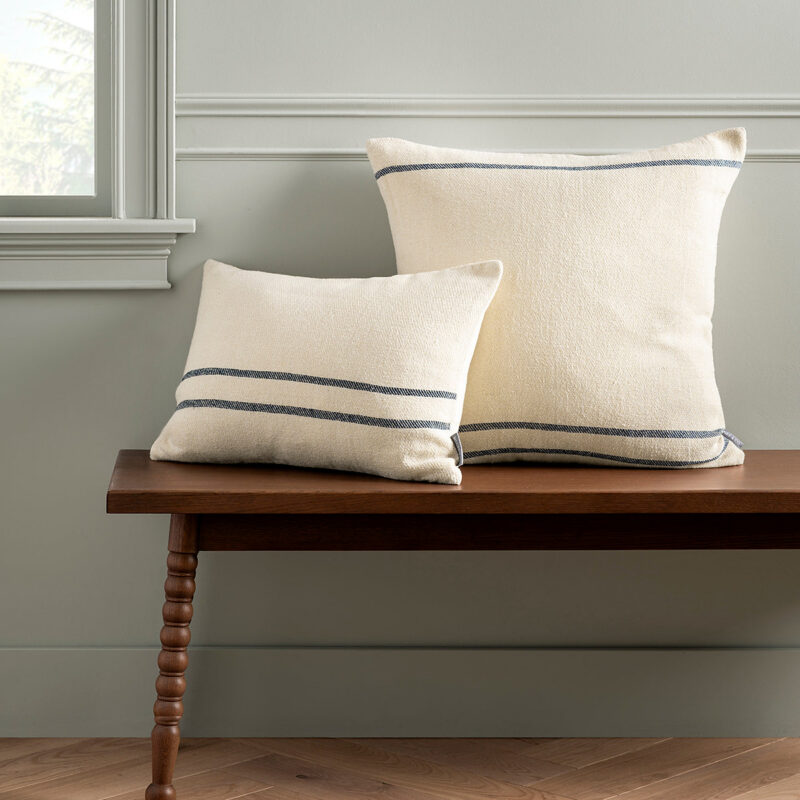 Abigail Silk Stripe Pillow Cover McGee & Co.
