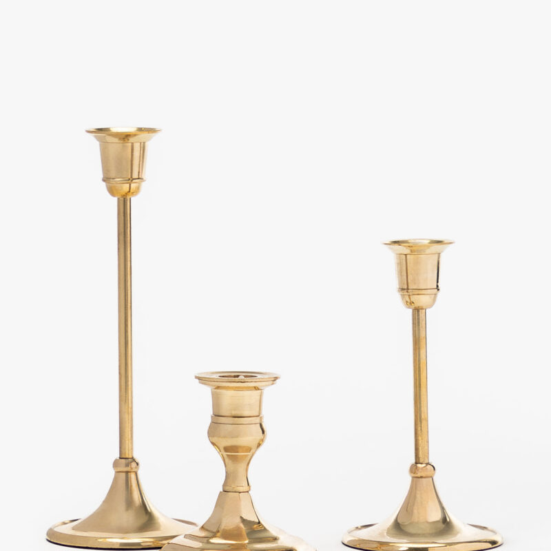 Adeline Brass Taper Holder McGee & Co.