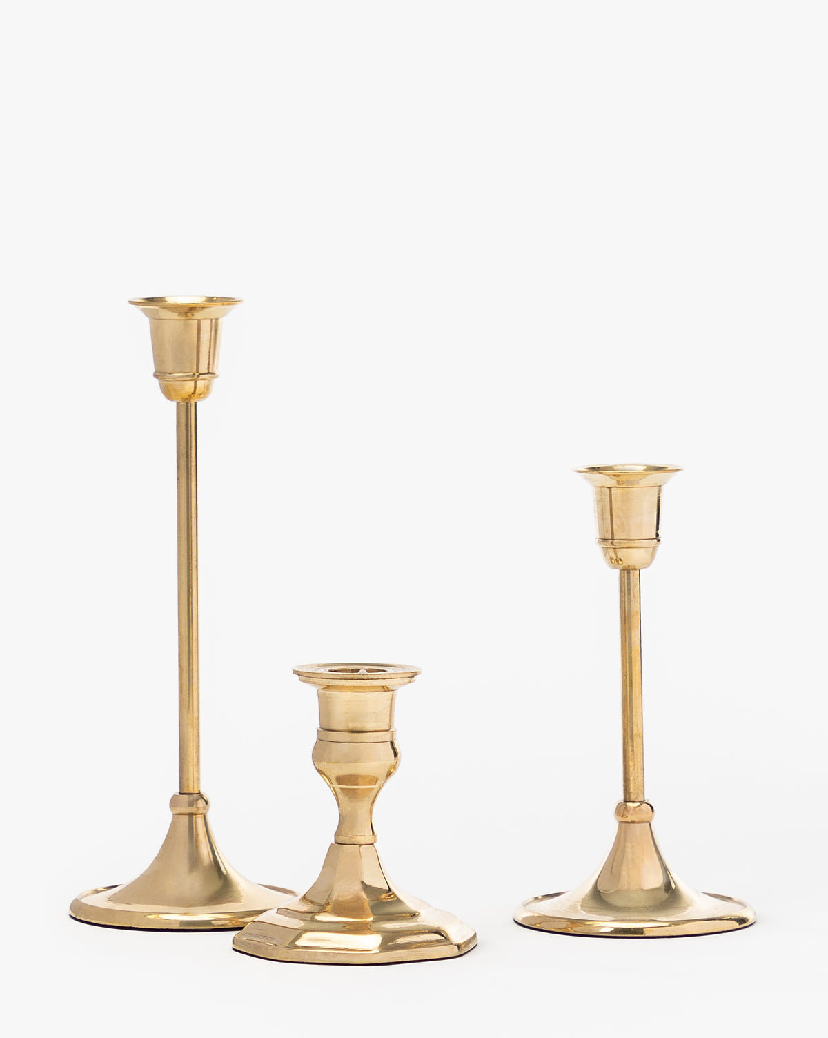 Adeline Brass Taper Holder McGee & Co.