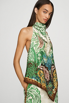 ALÉMAIS Florence Mock-Neck Halter Top Anthropologie