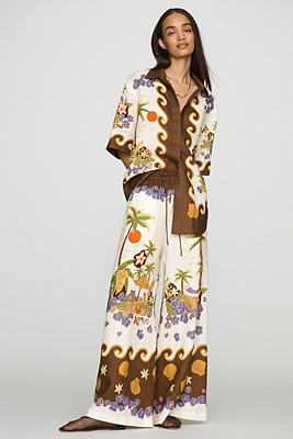 ALÉMAIS Island Cove Wide-Leg Pants Anthropologie