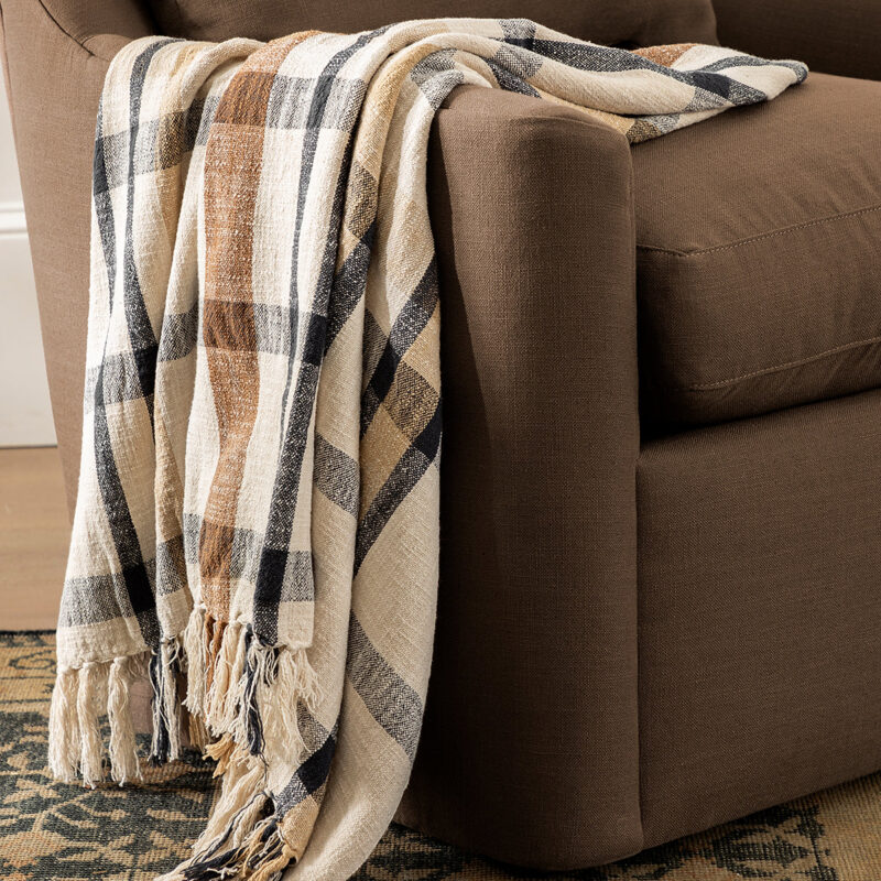 Albright Plaid Throw McGee & Co.