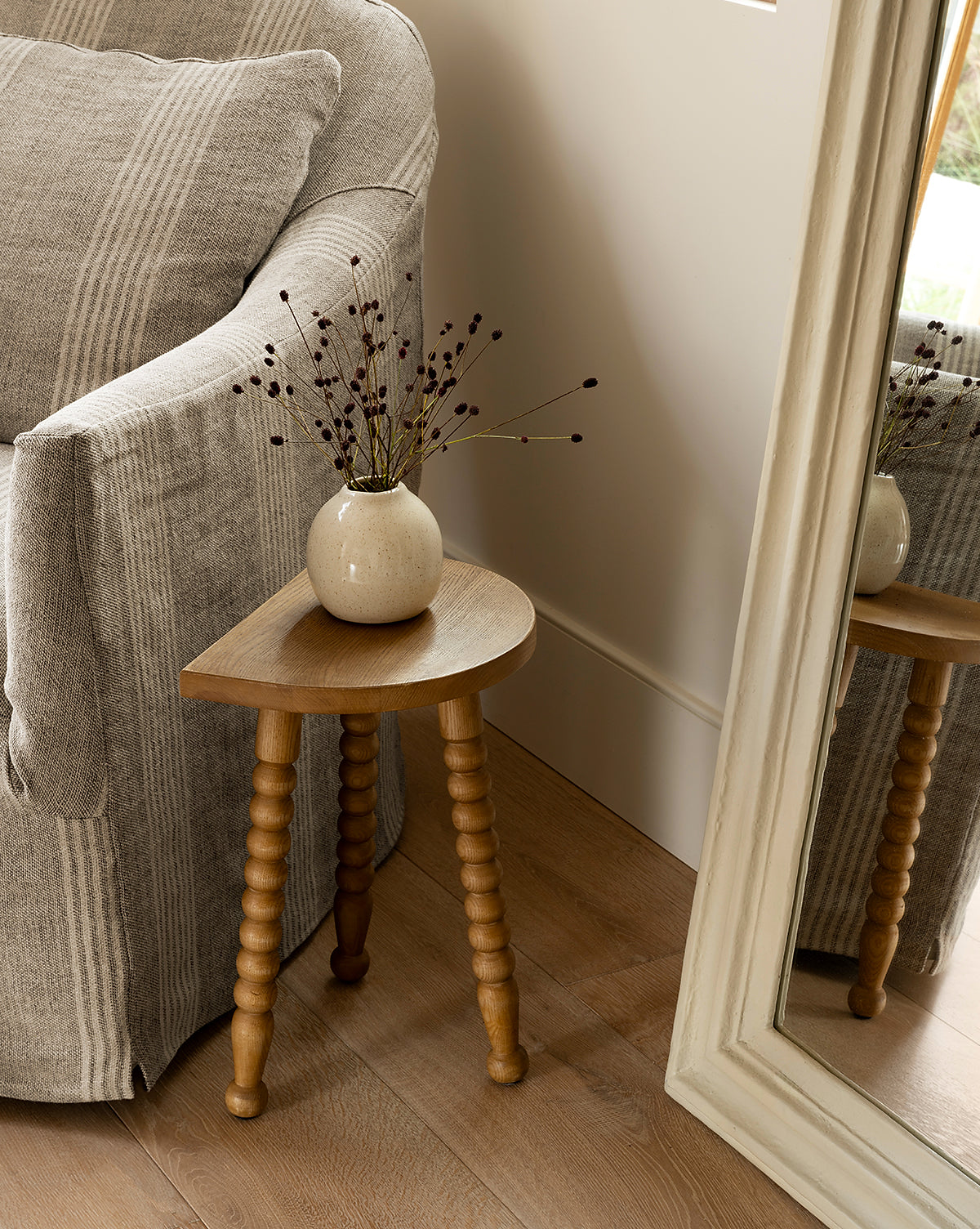 Alice Honey Wood Stool McGee & Co.