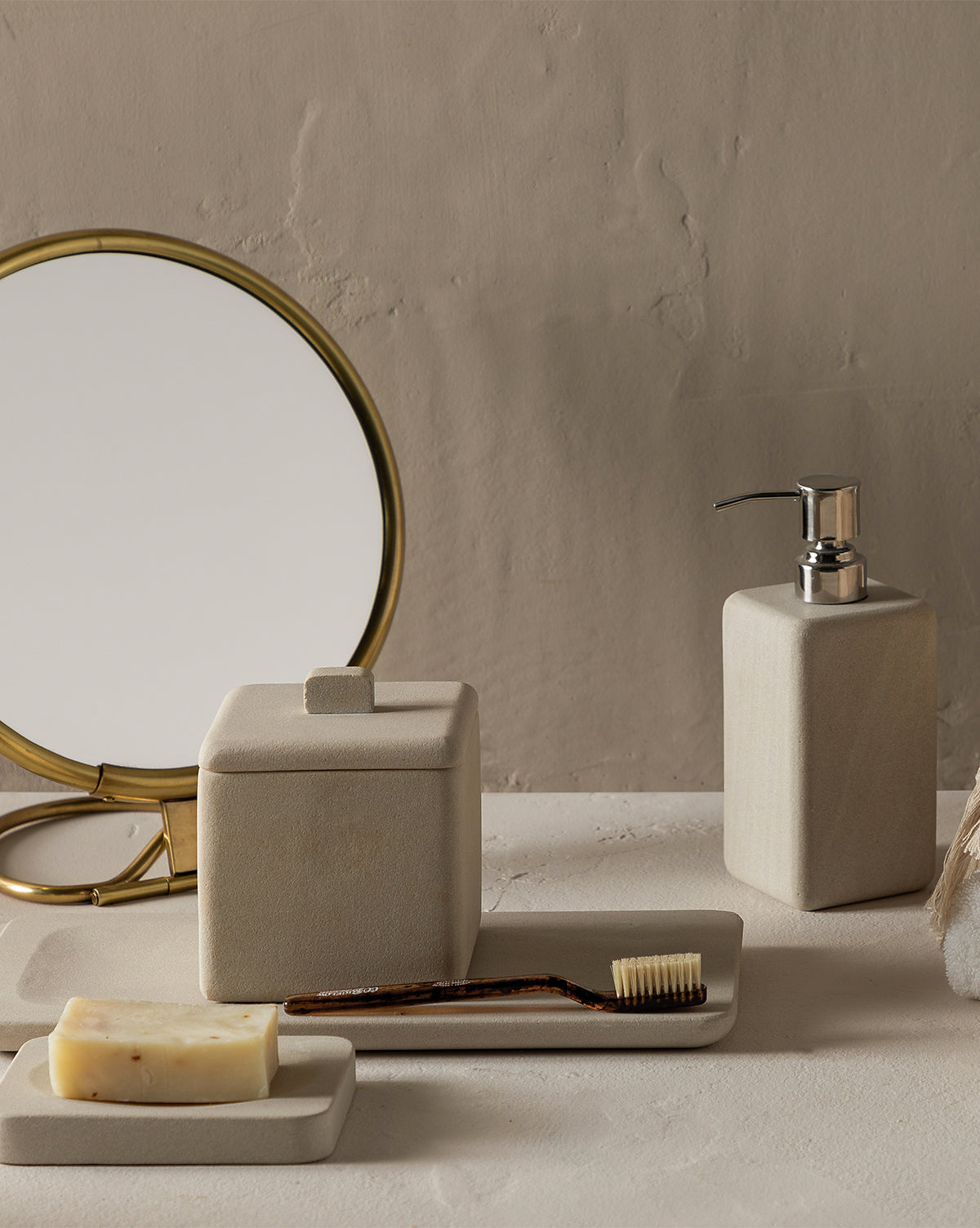 Amada Sandstone Bath Collection McGee & Co.
