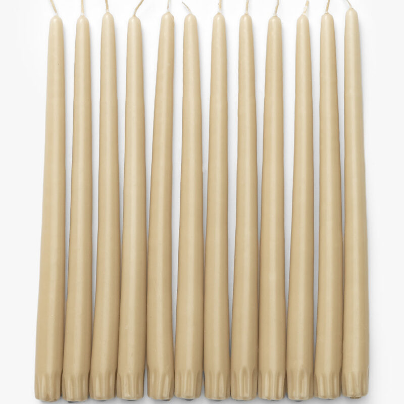 Antique Beige Taper Candles (Set of 12) McGee & Co.