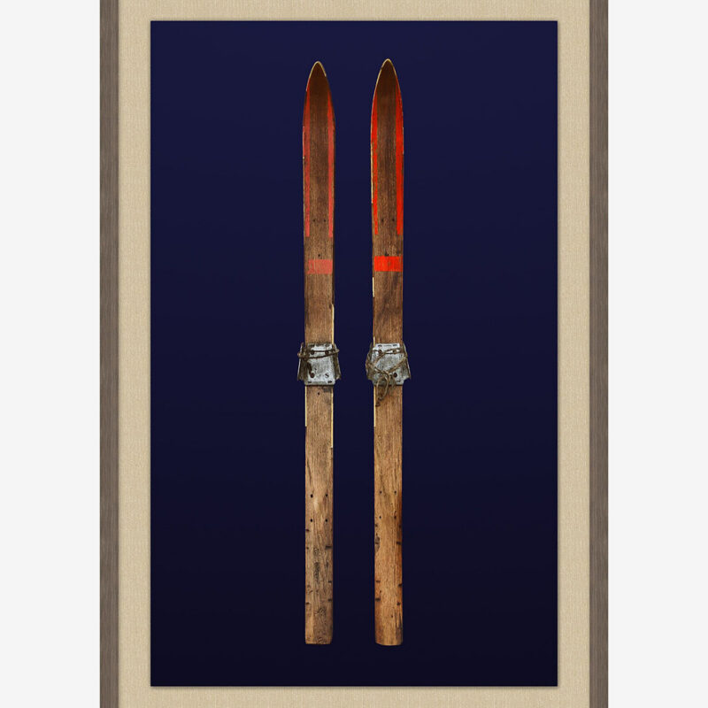 Antique Navy Skis I McGee & Co.