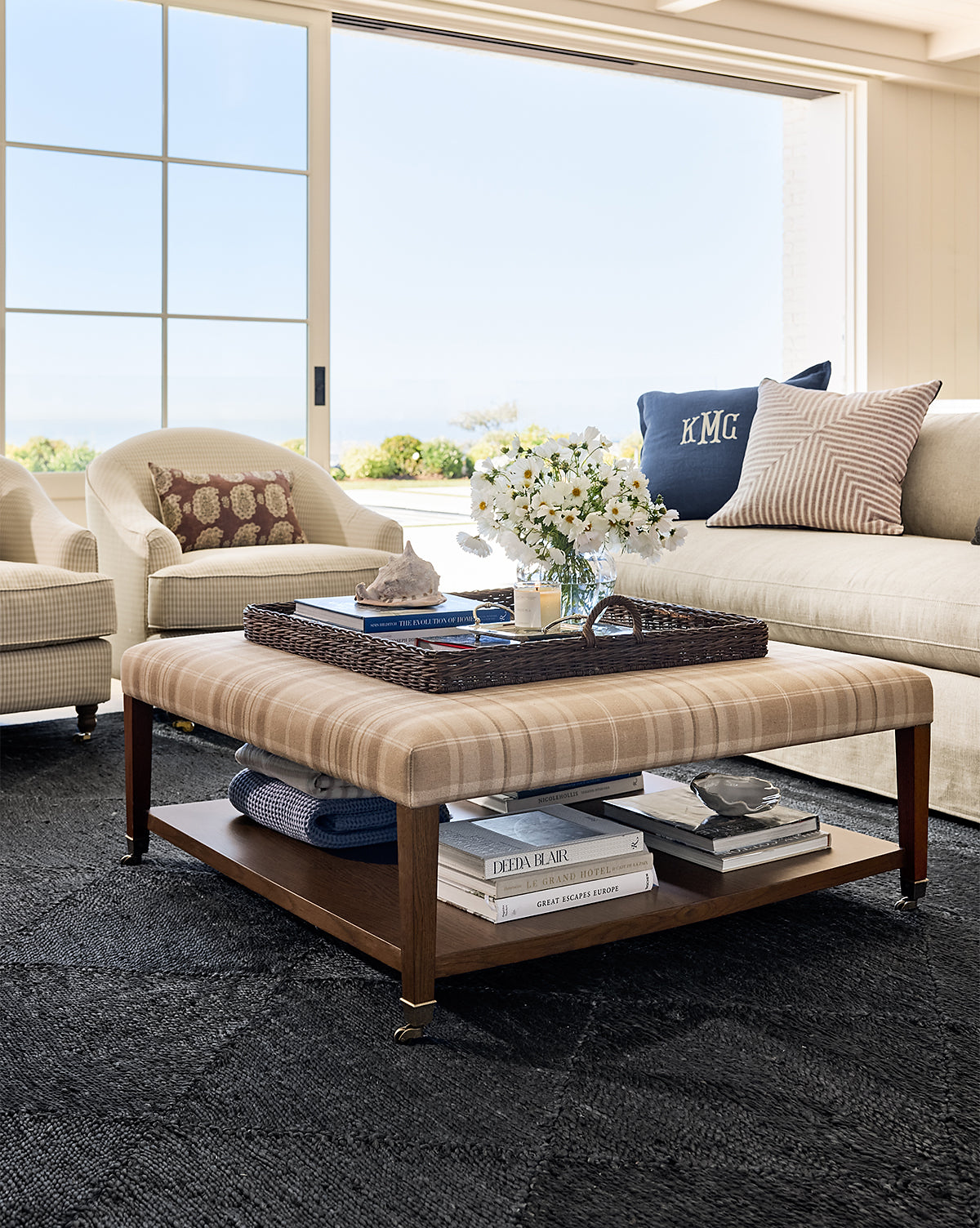 Antoinette Coffee Table Ottoman McGee & Co.