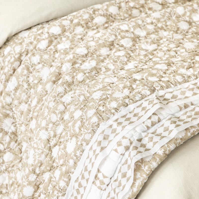 Arcadia Block Print Kids Quilt McGee & Co.