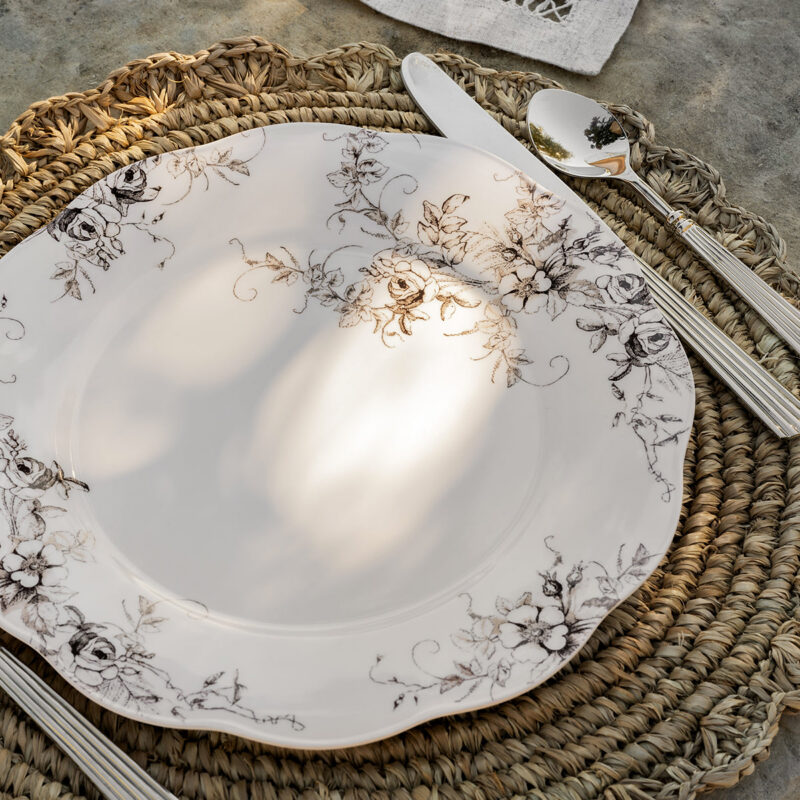 Avondale Melamine Dinner Plates (Set of 4) McGee & Co.