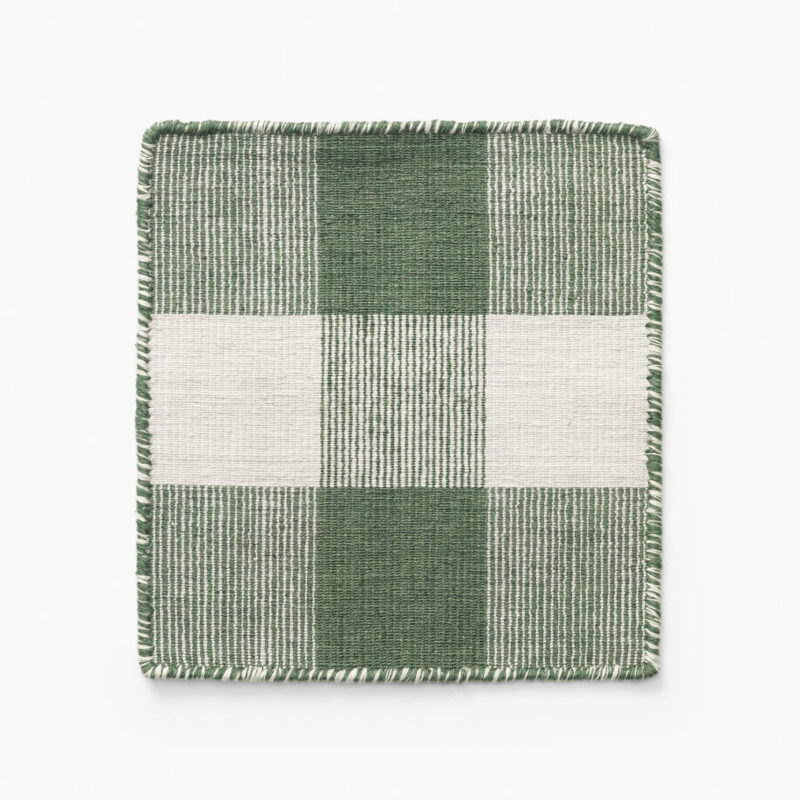 Belleville Green Indoor/Outdoor Rug Swatch McGee & Co.
