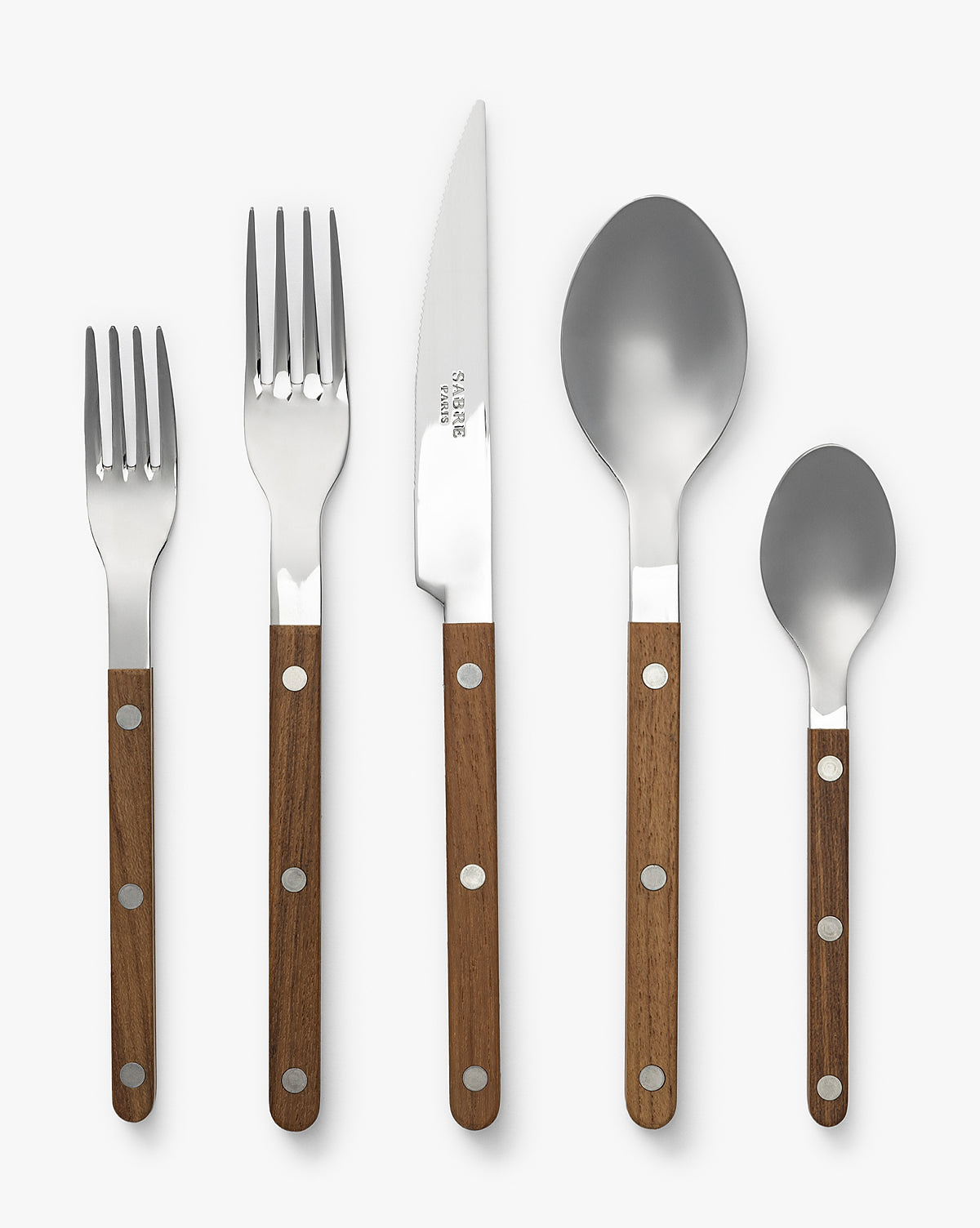 Bistrot Teak Flatware by Sabre McGee & Co.