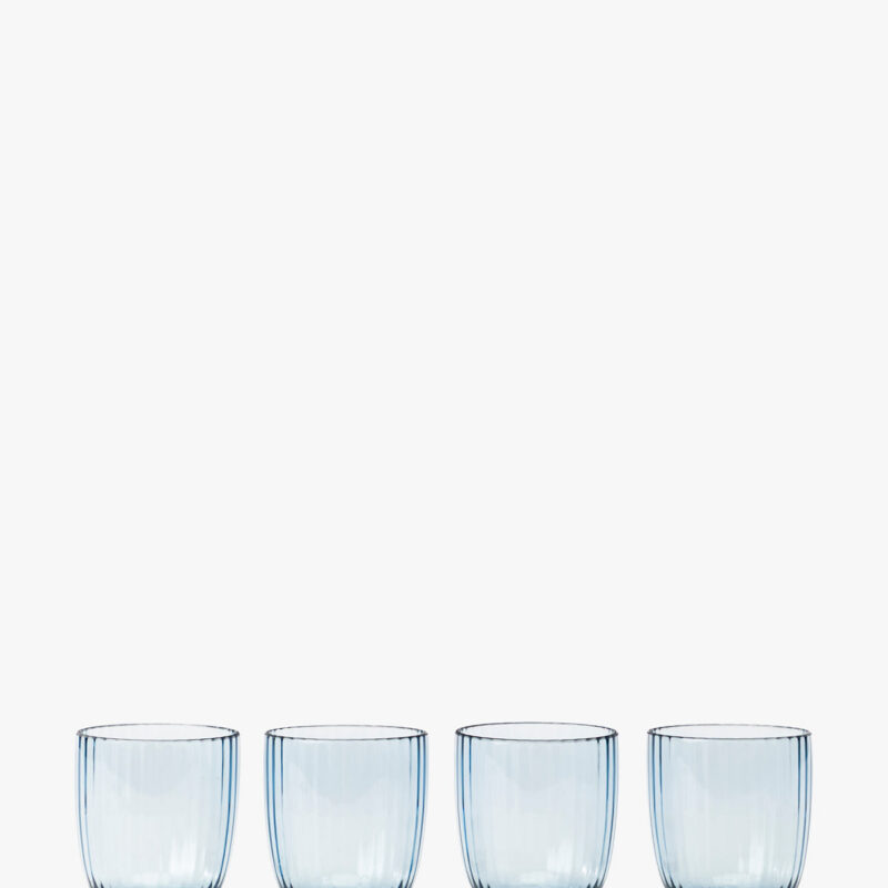 Blue Acrylic Double Old Fashioned (Set of 4) McGee & Co.