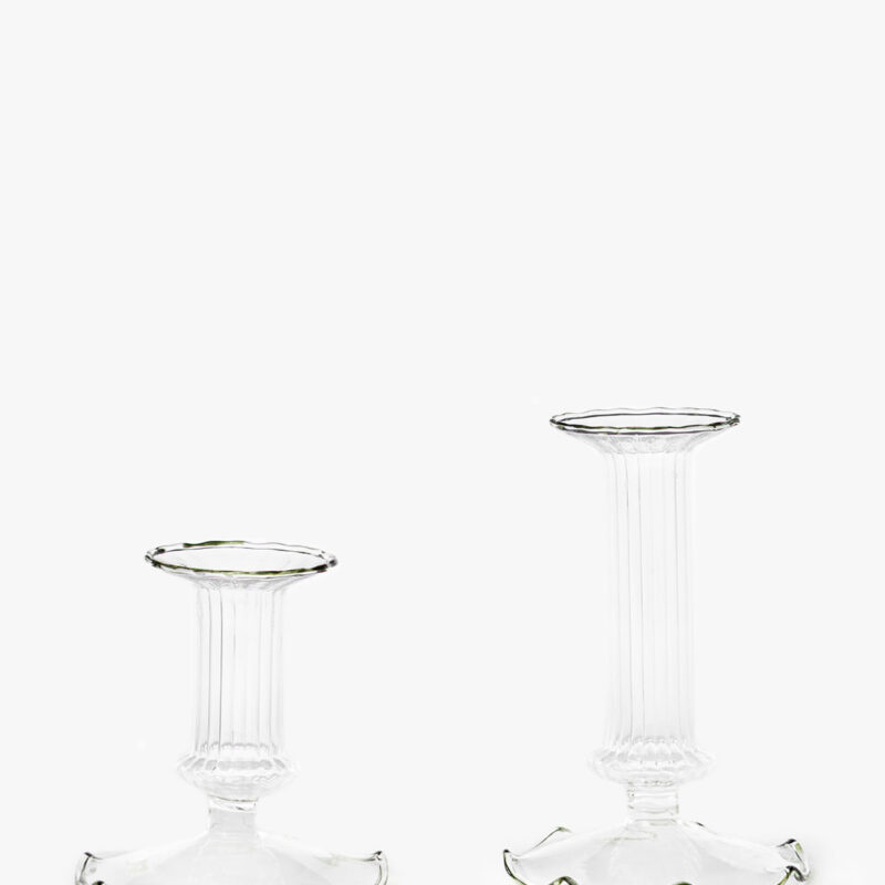Bromley Glass Taper Holder McGee & Co.