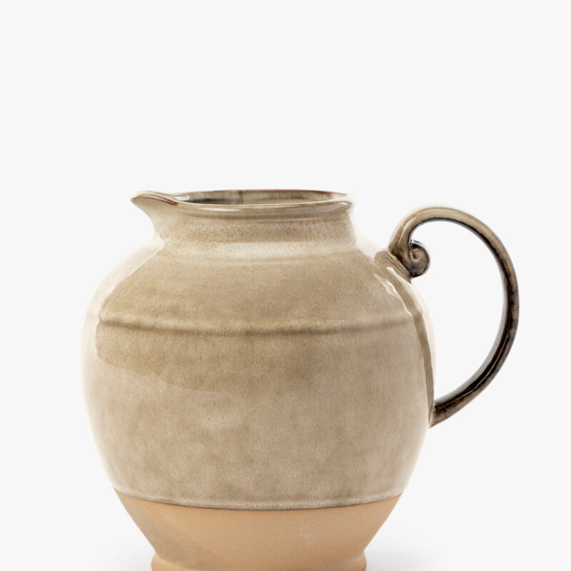 Brown Stoneware Pitcher McGee & Co.