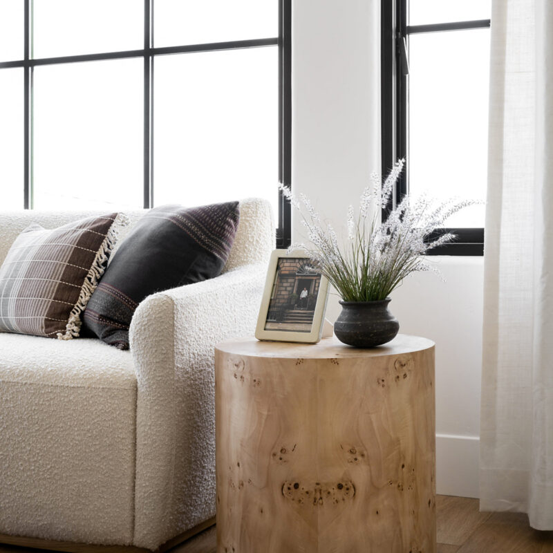 Burl Wood Side Table McGee & Co.