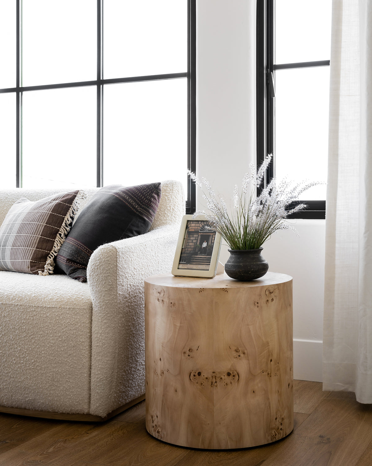 Burl Wood Side Table McGee & Co.