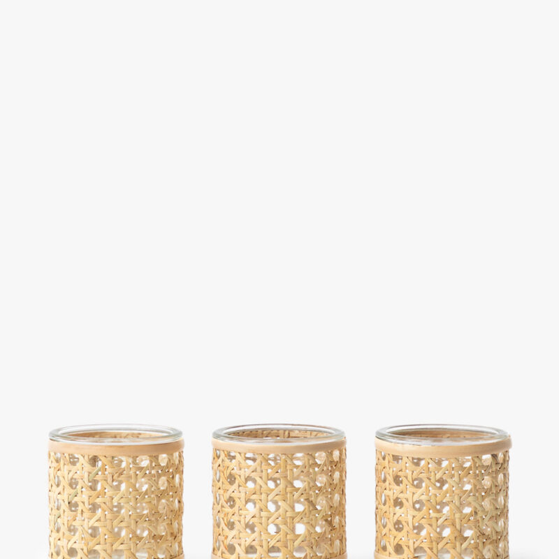 Cane Tealight Candleholder (Set of 3) McGee & Co.