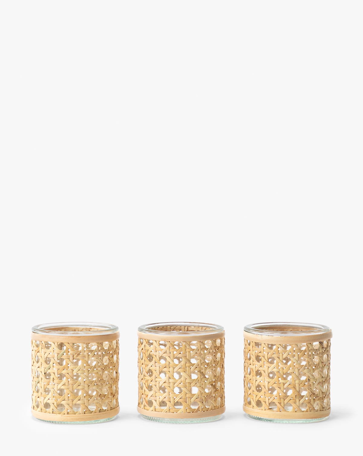 Cane Tealight Candleholder (Set of 3) McGee & Co.