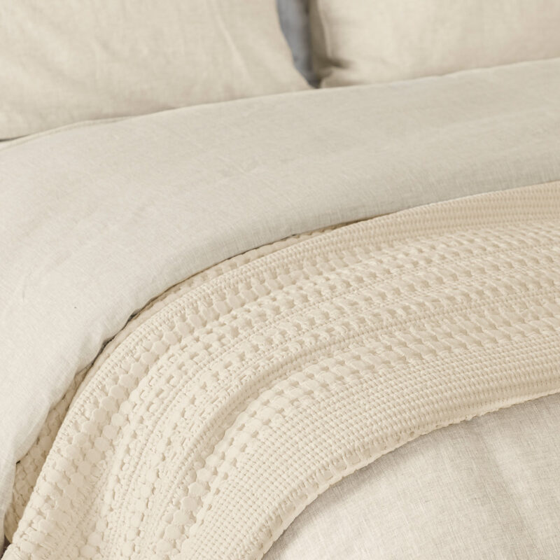 Carnel Waffle Blanket McGee & Co.