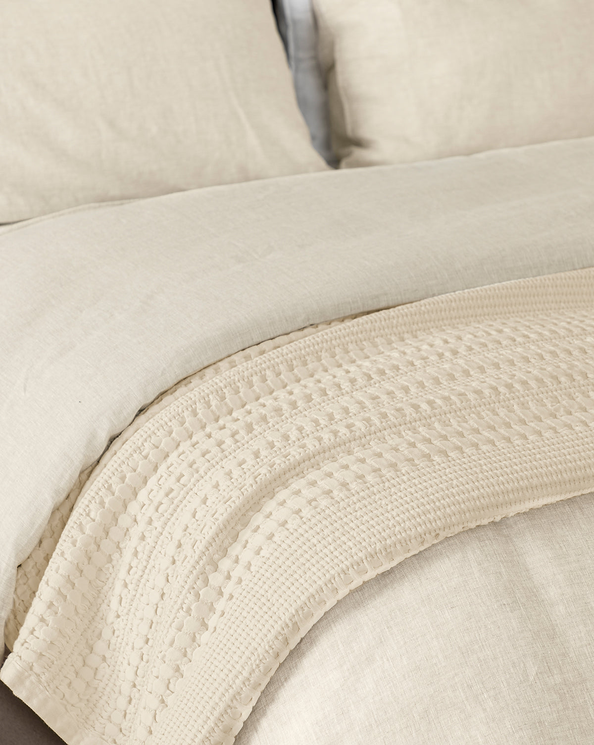 Carnel Waffle Blanket McGee & Co.