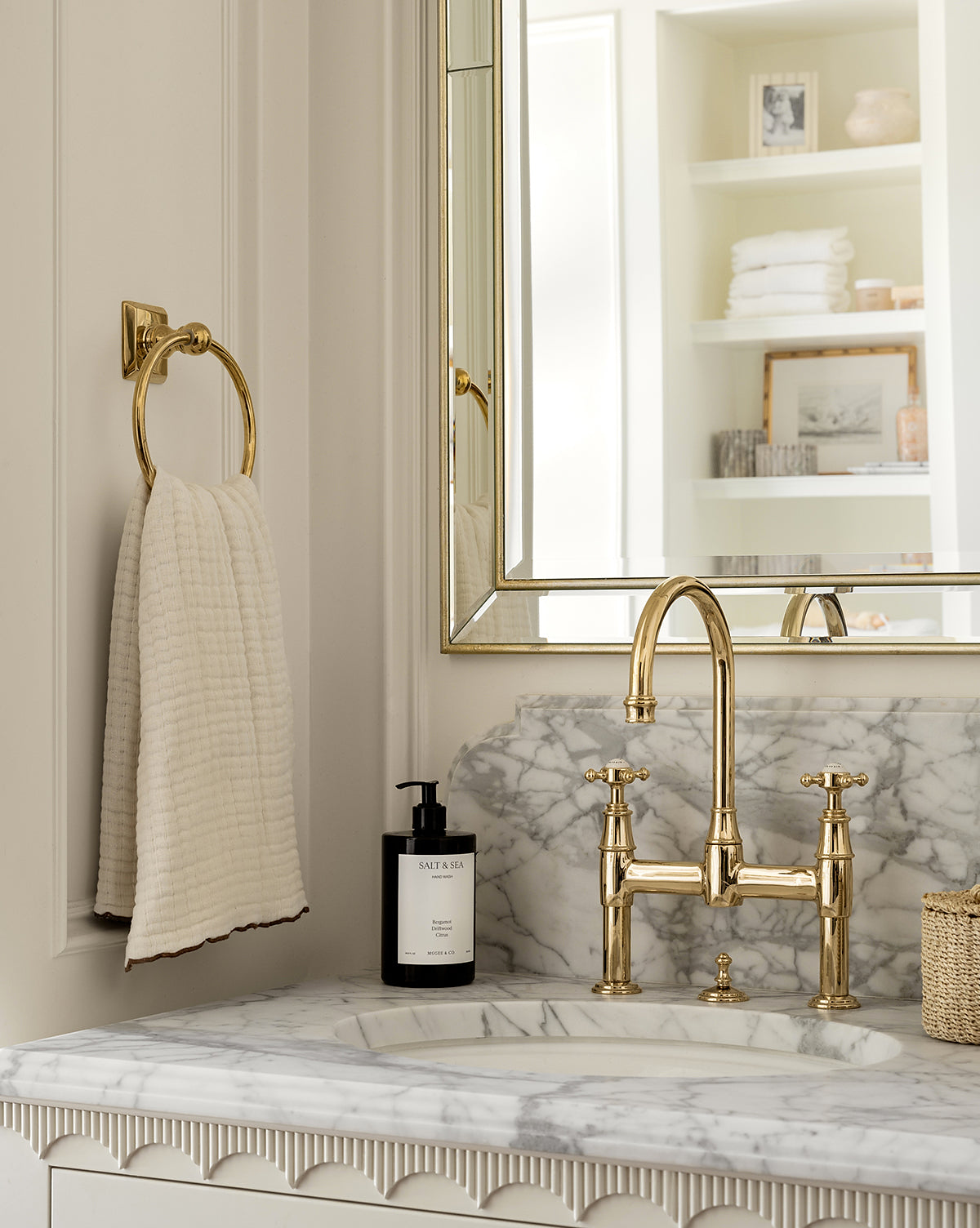 Cassidy Waffle Hand Towel McGee & Co.