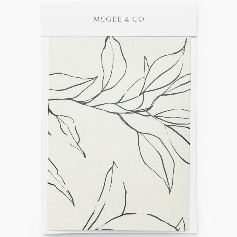 Cecile Floral Print Wallpaper Swatch McGee & Co.