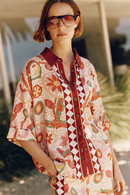 Celandine Buttondown Shirt Anthropologie