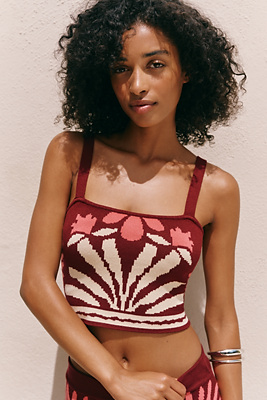 Celandine Knit Crop Top Anthropologie