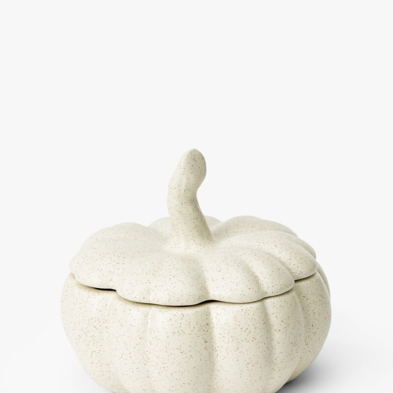 Ceramic Pumpkin Candy Dish with Lid McGee & Co.