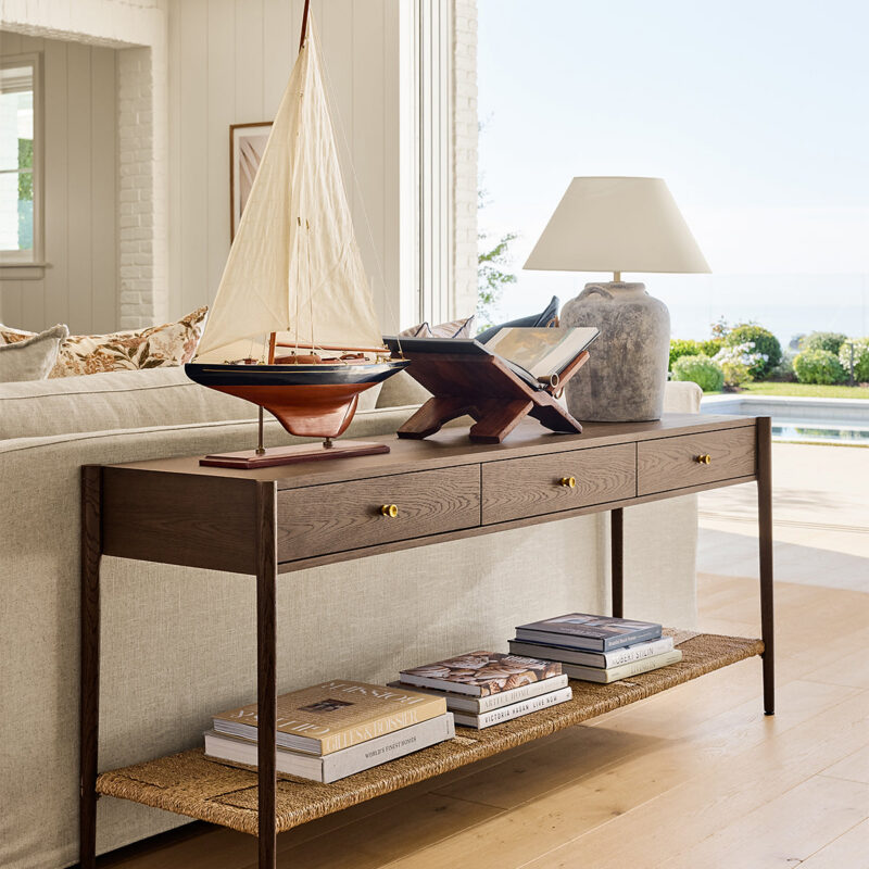 Dana Walnut Oak Console McGee & Co.