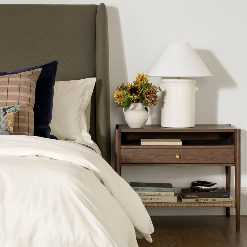 Dana Walnut Oak Nightstand McGee & Co.