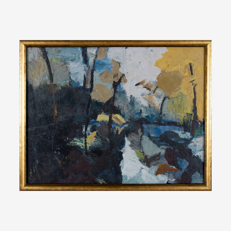 Dark Blue Abstract McGee & Co.