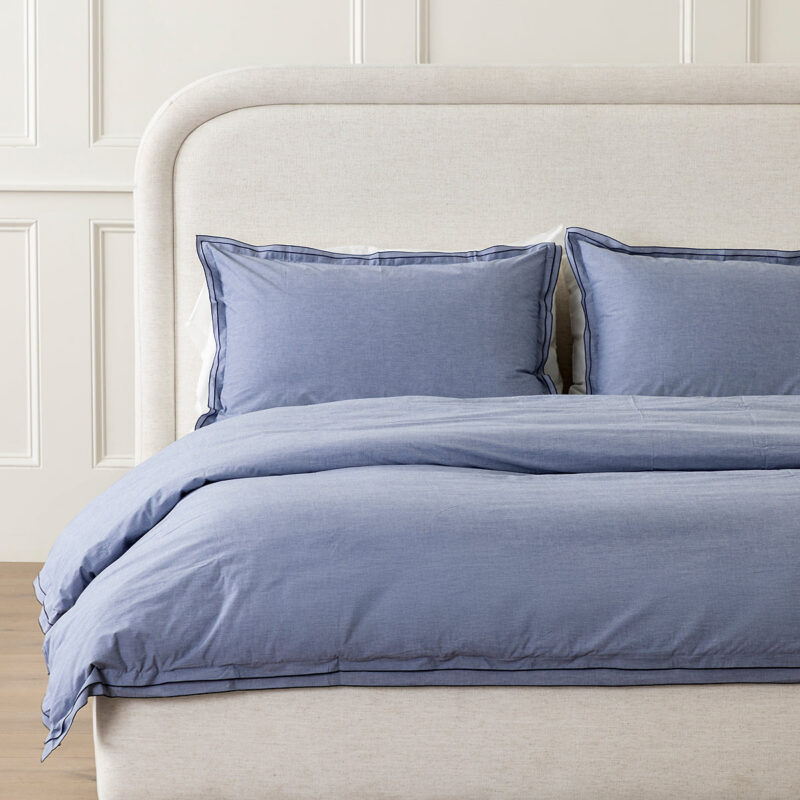 Devlin Chambray Duvet Cover McGee & Co.