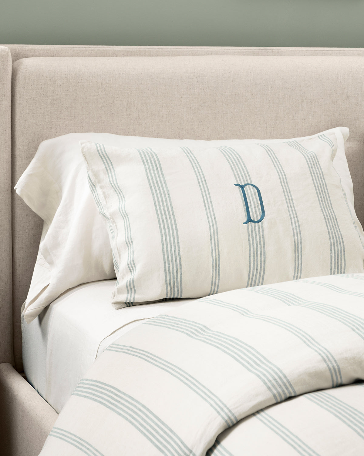 Ellerby Linen Stripe Shams (Set of 2) McGee & Co.