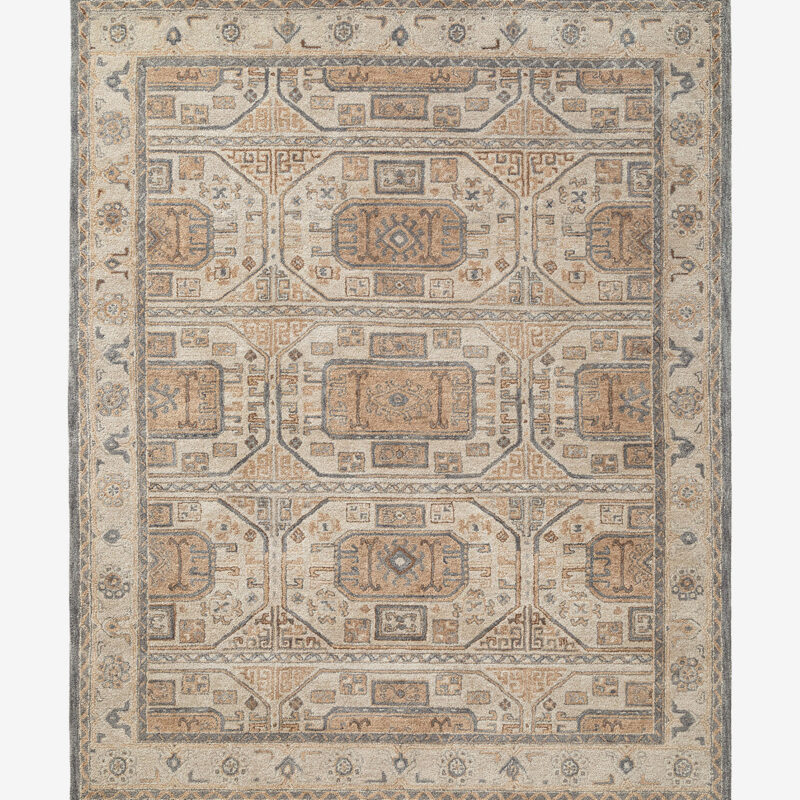 Ellington Blue Hand-Tufted Wool Rug McGee & Co.