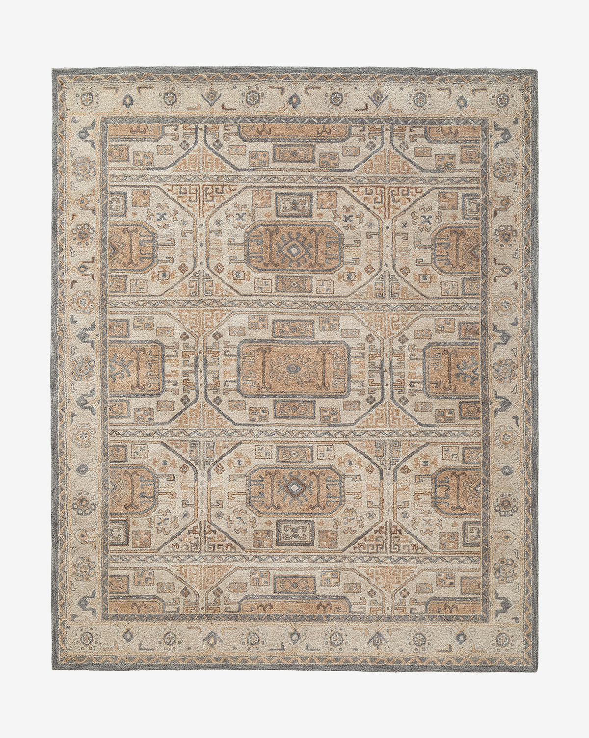 Ellington Blue Hand-Tufted Wool Rug McGee & Co.