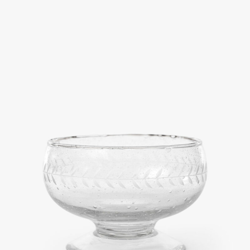 Etched Glass Handmade Condiment Bowl McGee & Co.