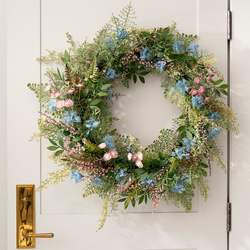 Faux Herbiflora Wreath McGee & Co.