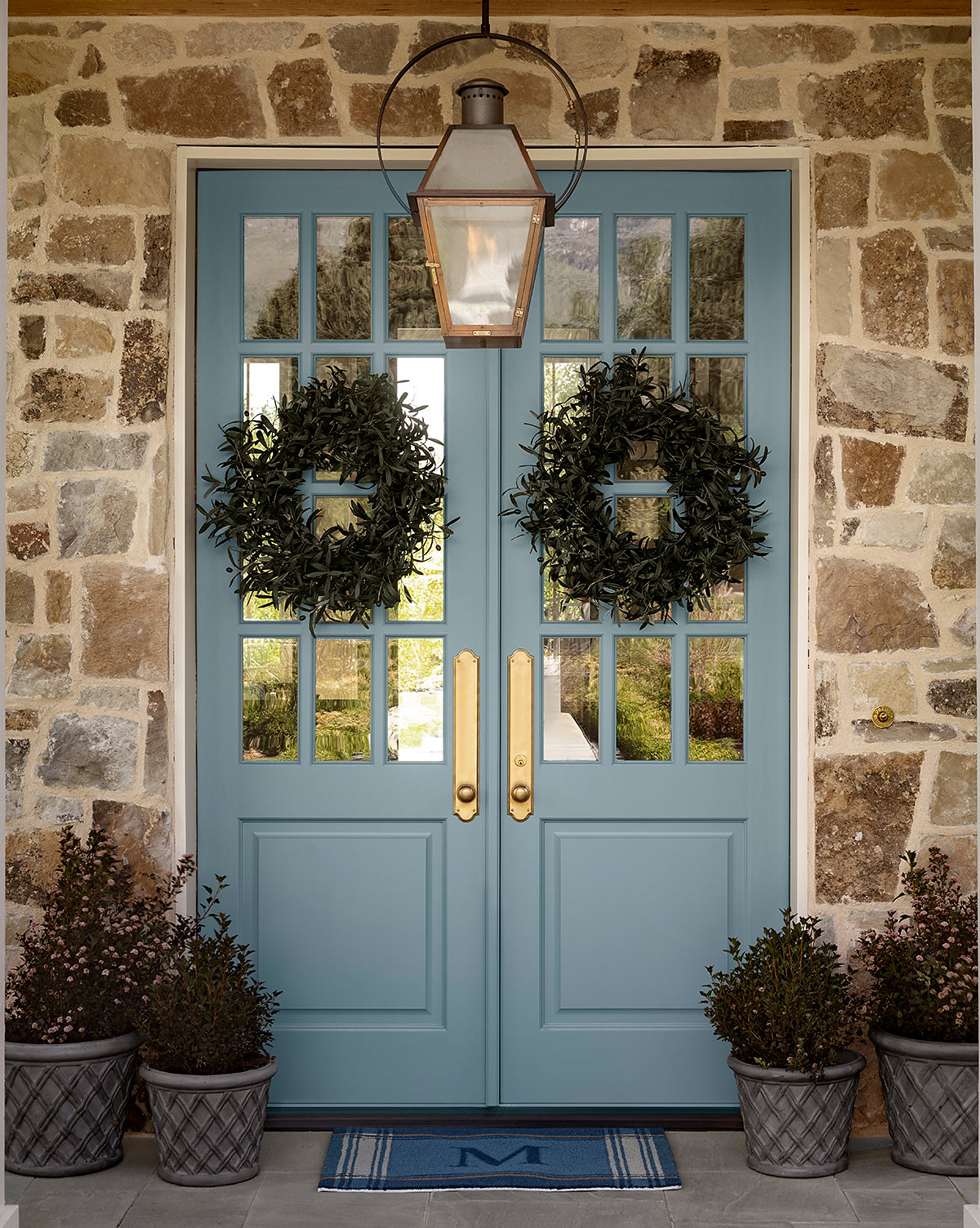 Faux Olive Berry Wreath McGee & Co.