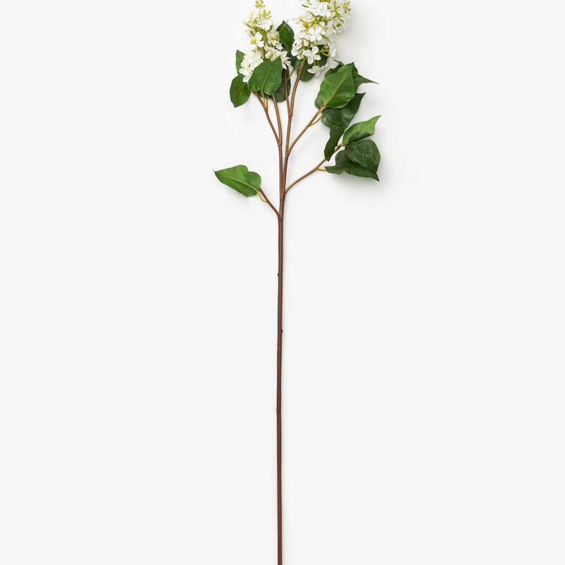 Faux White Lilac Stem McGee & Co.