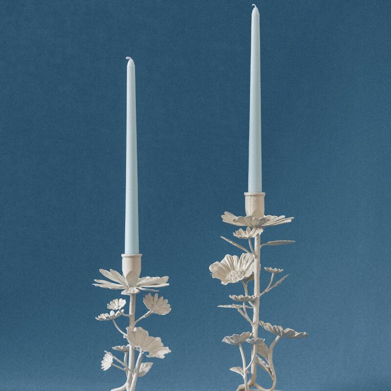 Floral Taper Holders (Set of 2) McGee & Co.