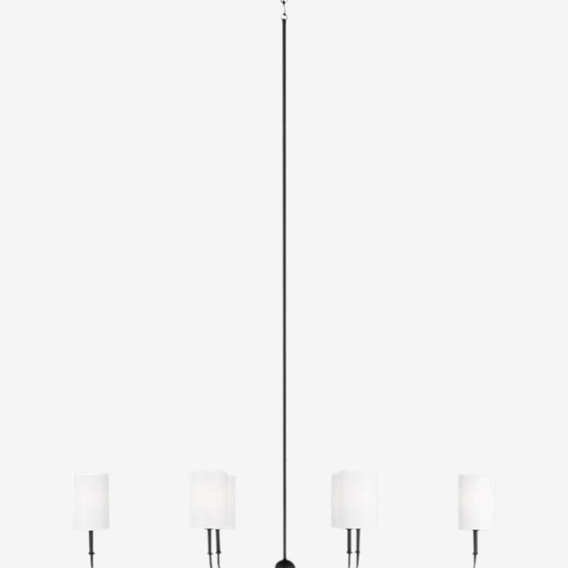 Foxdale Six Light Linear Chandelier McGee & Co.