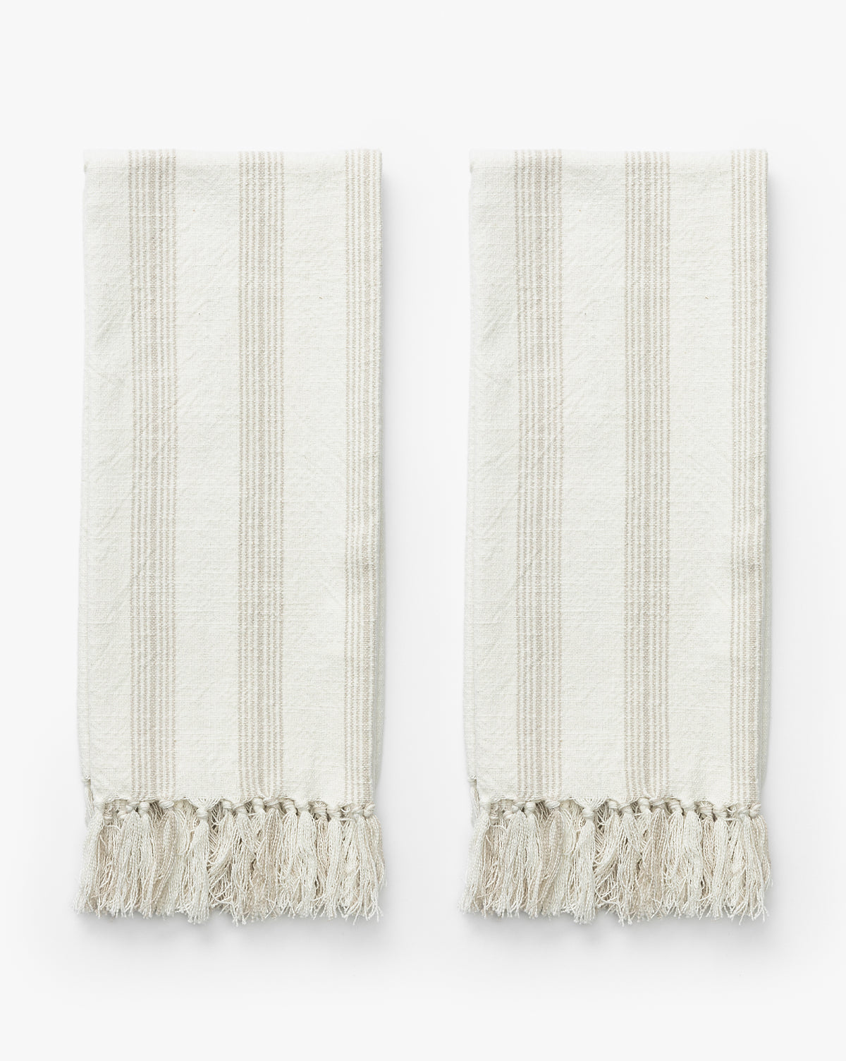 French Stripe Hand Towels (Set of 2) McGee & Co.