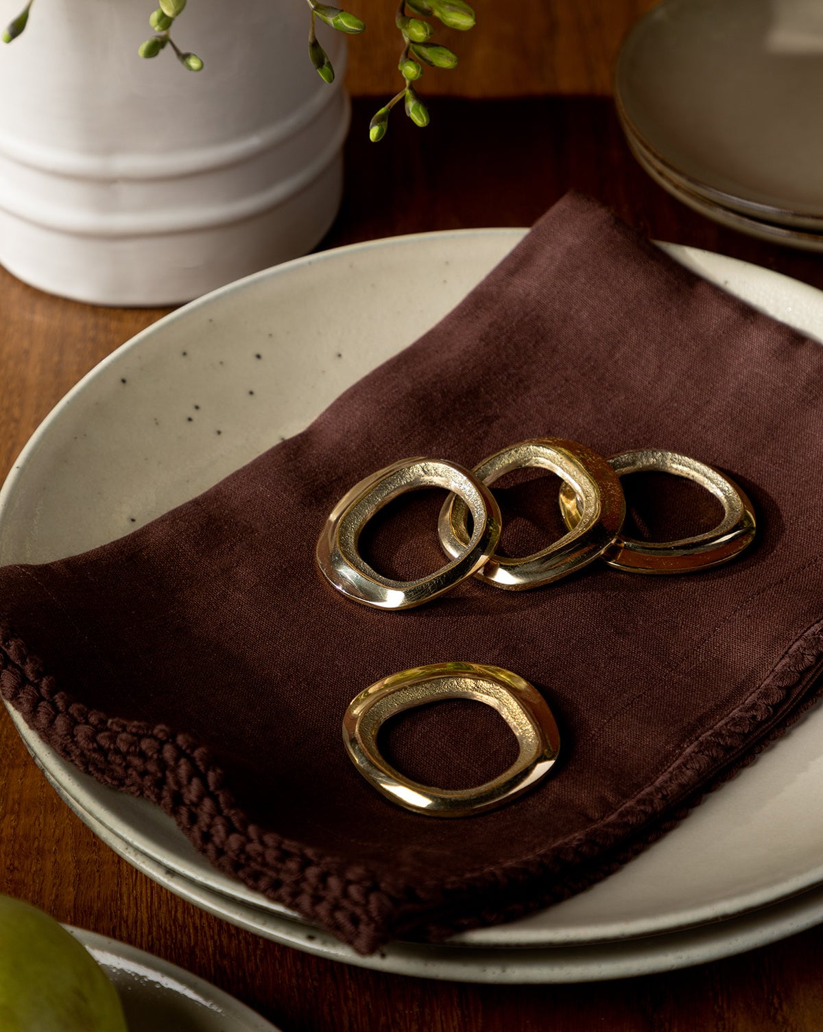 Gilford Brass Napkin Rings (Set of 4) McGee & Co.