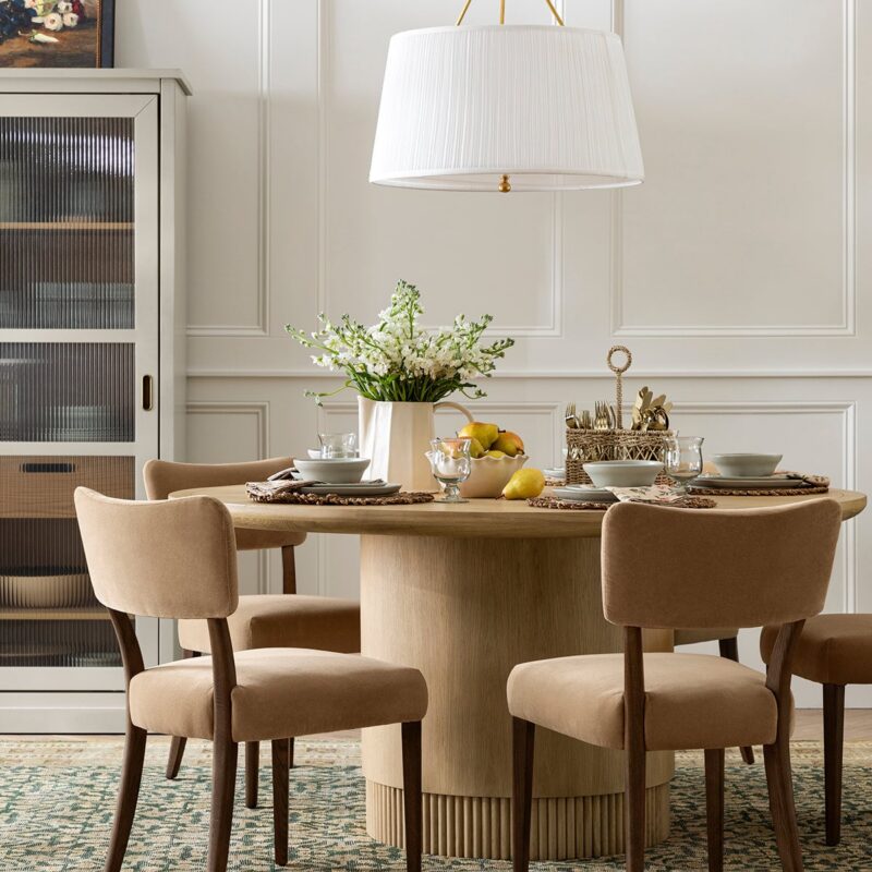 Gilroy Round Oak Dining Table McGee & Co.